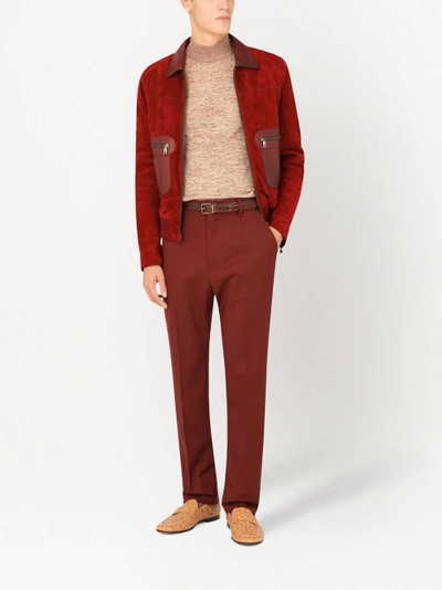 Dolce & Gabbana slim-cut stretch-wool trousers outlook