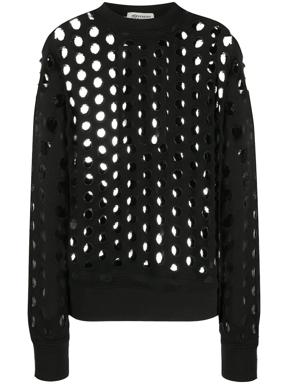 cut-out detail sweatshirt - 1