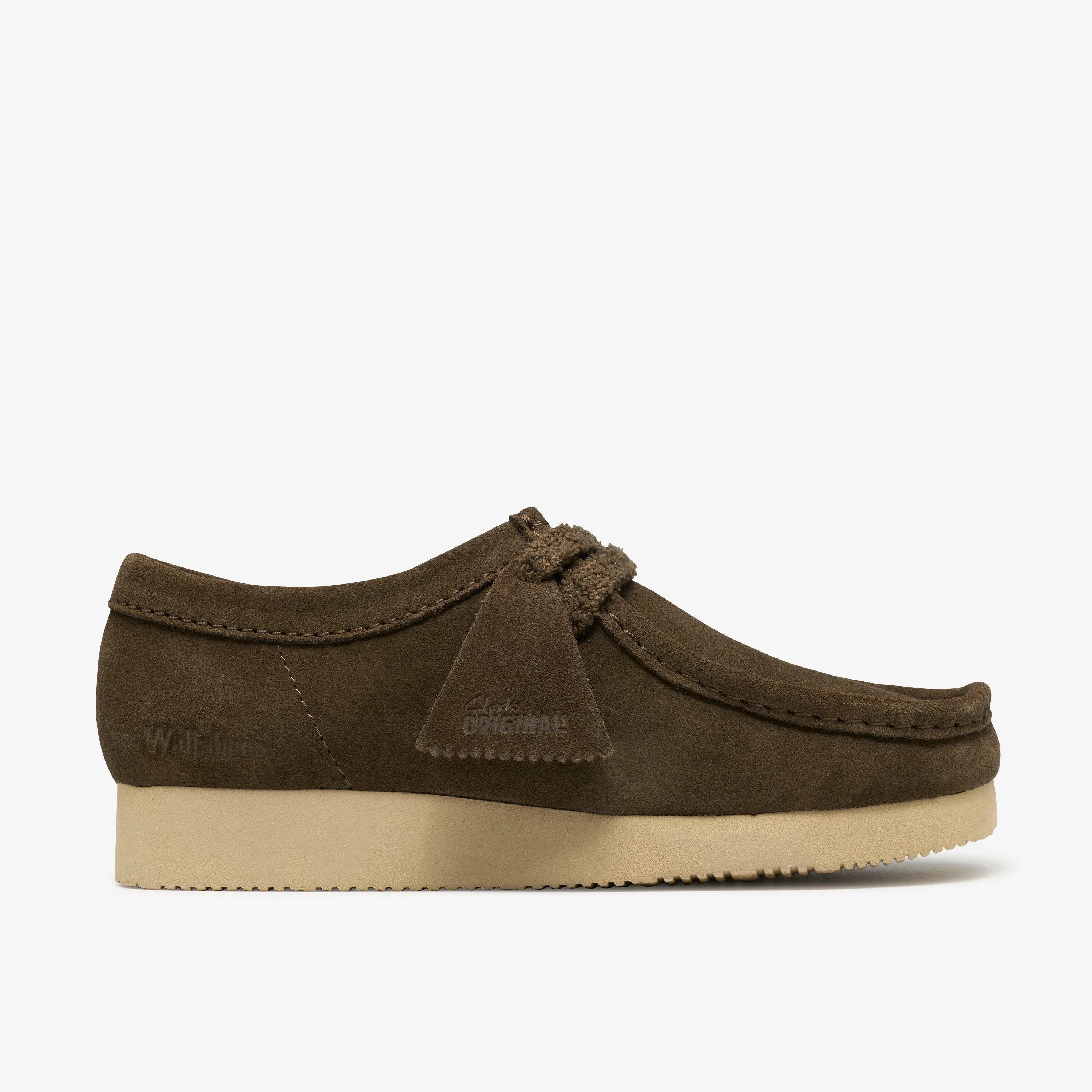 Wallabee Lite Dark Olive Suede - 1