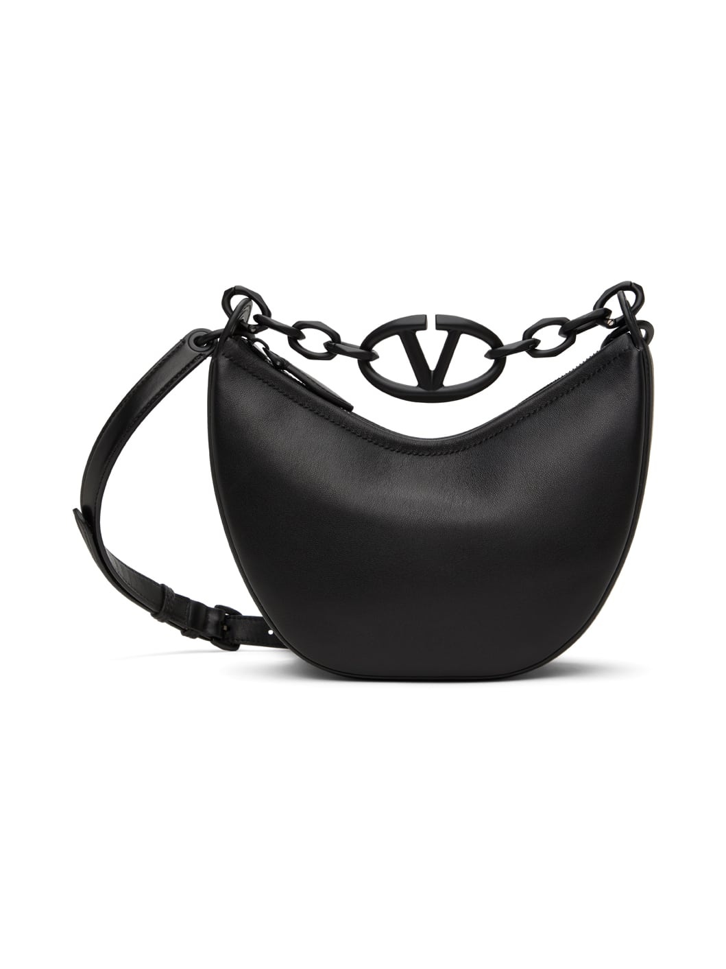 Valentino Black VLogo Moon Mini Bag ssense REVERSIBLE
