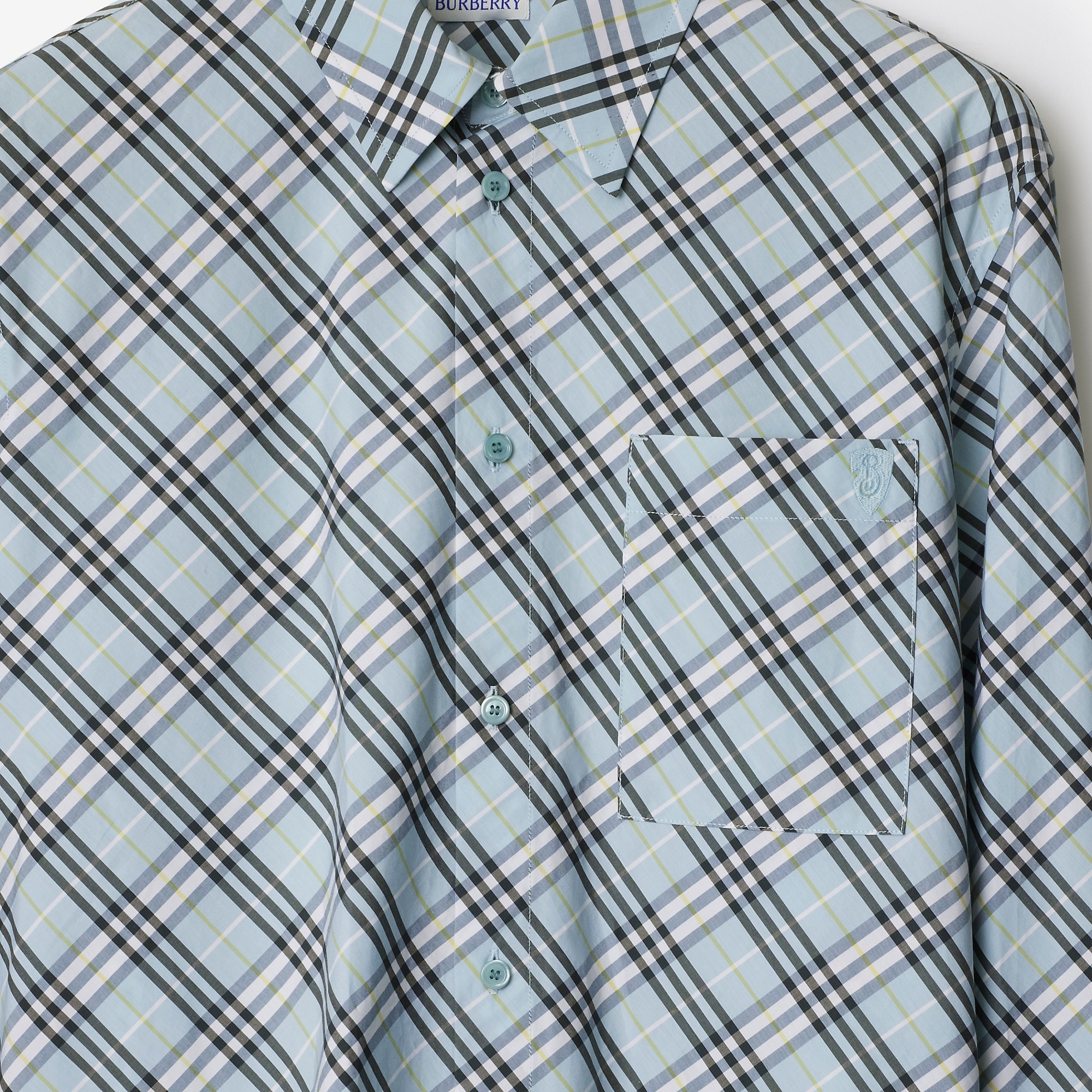 Relaxed Fit Check Cotton Shirt - 5