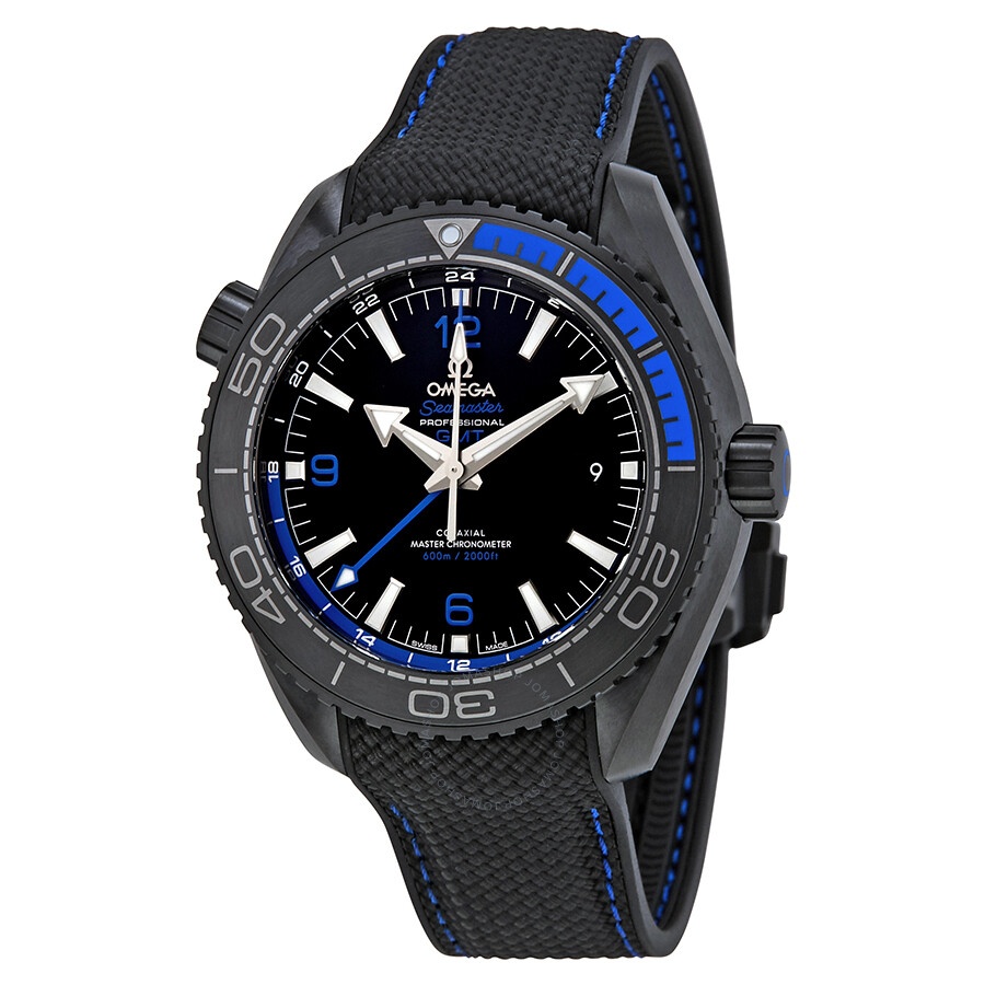 Pre-owned Omega Seamaster Planet Ocean GMT Black Dial Men's Watch 215.92.46.22.01.002 - 1