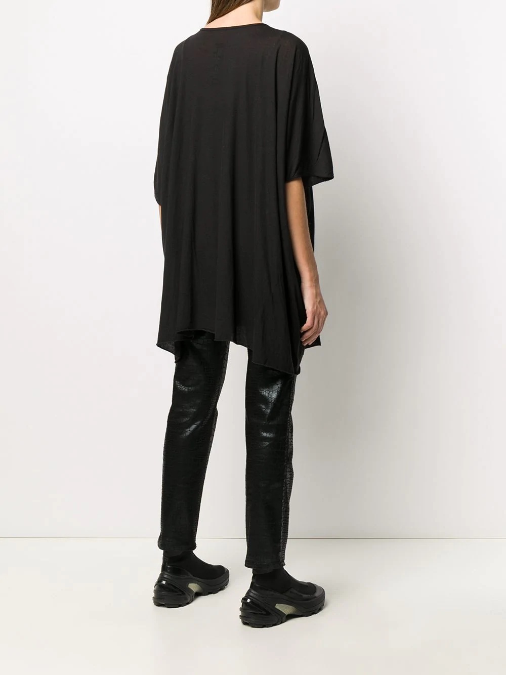 oversized handkerchief hem T-shirt - 4