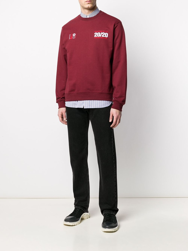 Martine Rose embroidered logo jumper outlook