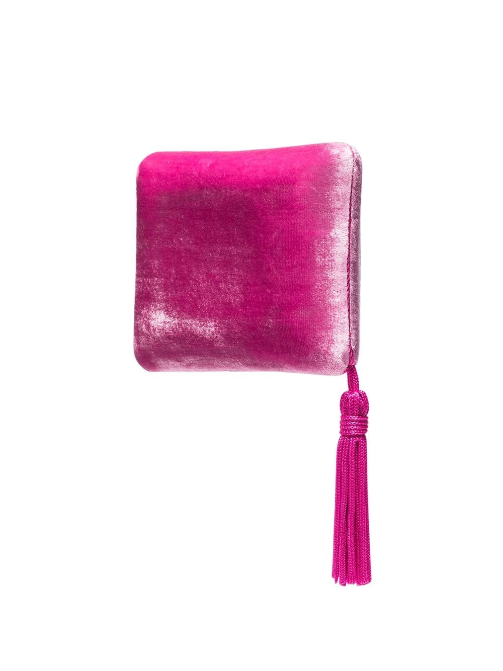 tassel-trimmed velvet case - 2
