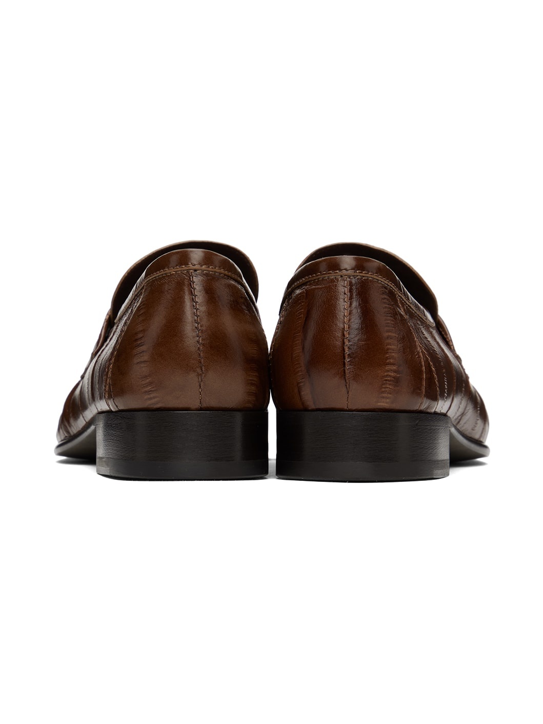 Brown Soft Loafers - 2