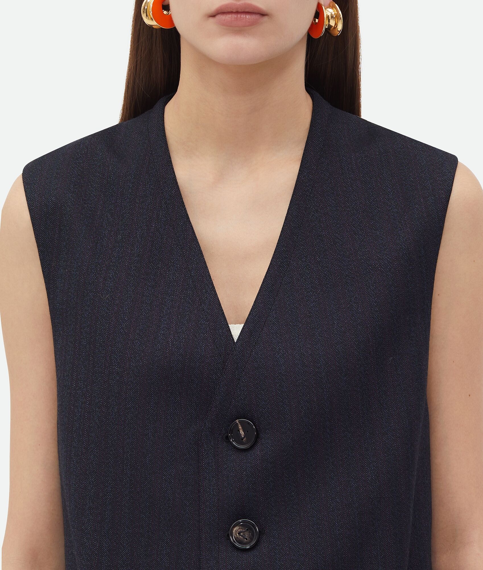 Striped Wool Gilet - 5