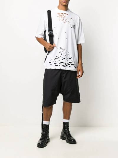 Unravel LAX Distress printed T-shirt outlook