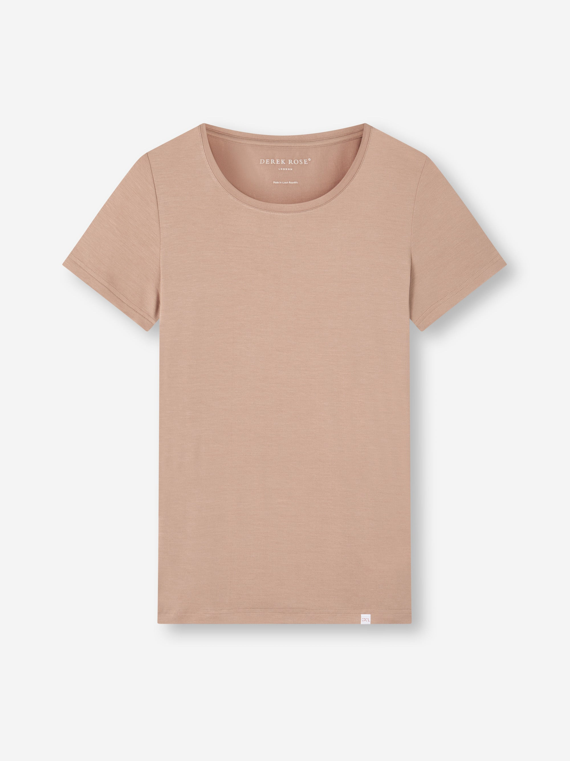 Women's T-Shirt Lara Micro Modal Stretch Almond Blush - 5