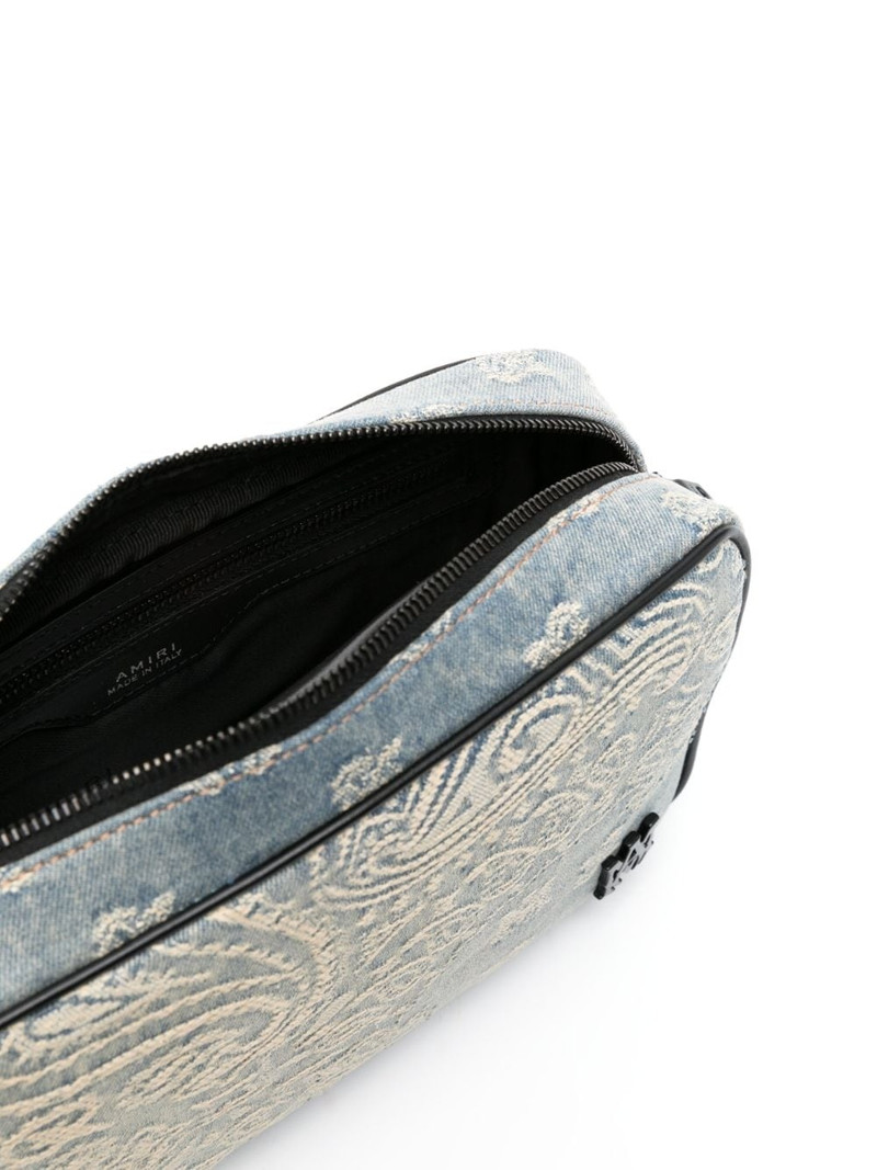 Bandana-jacquard denim camera bag 5