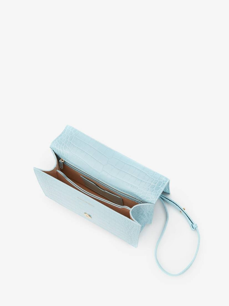 Jewelled Satchel in Pale Blue 4