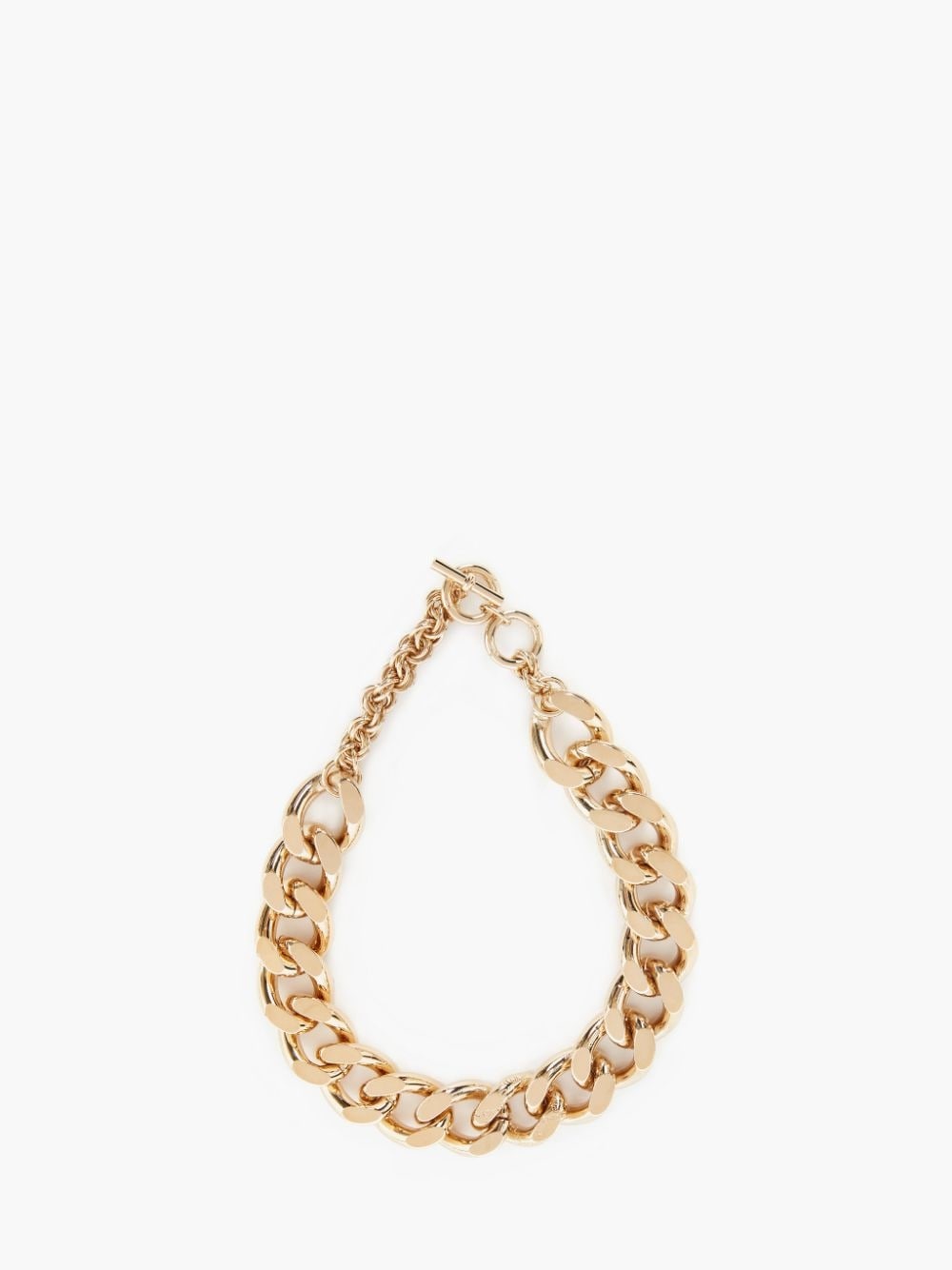 OVERSIZED LOGO GRID CHAIN NECKLACE - 1