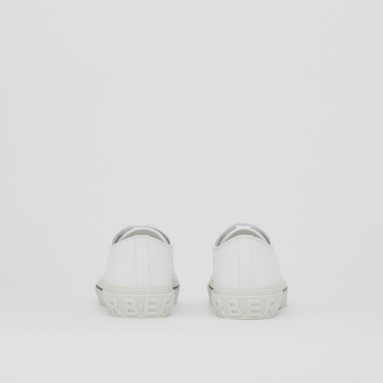 Logo Detail Cotton Sneakers - 5