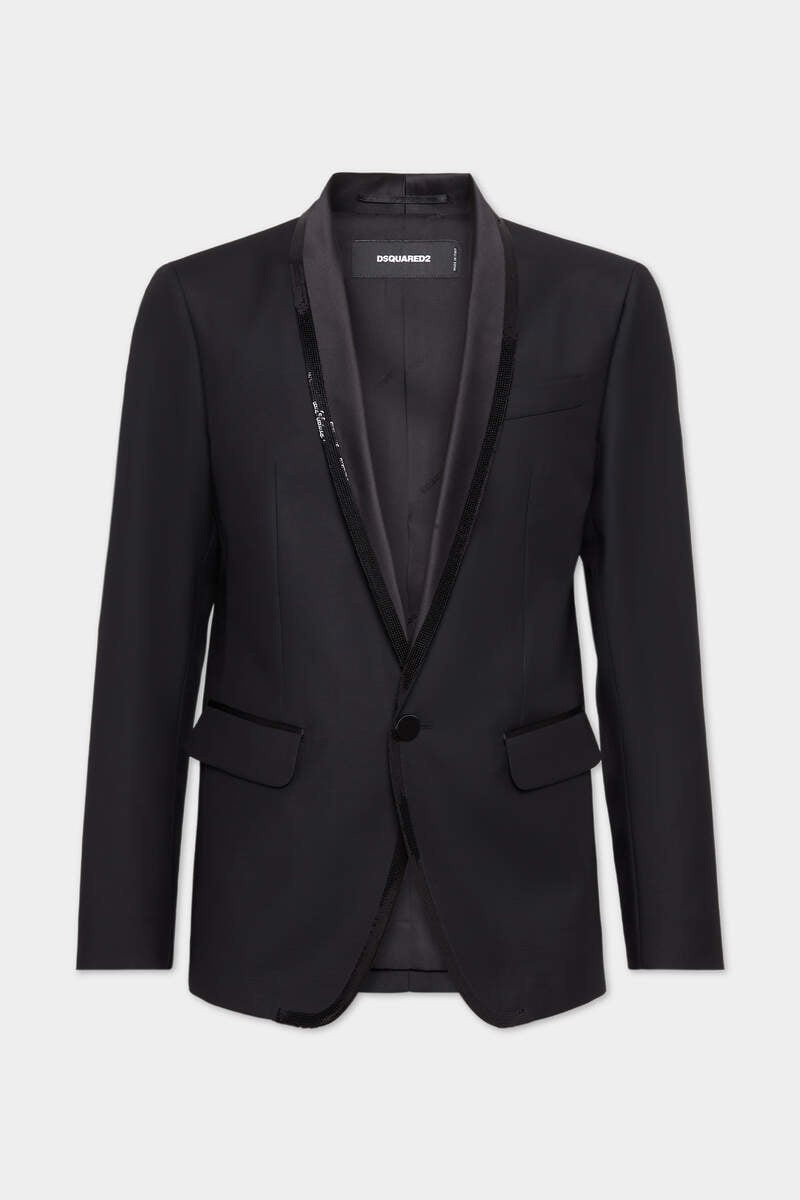 EMBROIDERED SHAWL COLLAR LONDON BLAZER 1