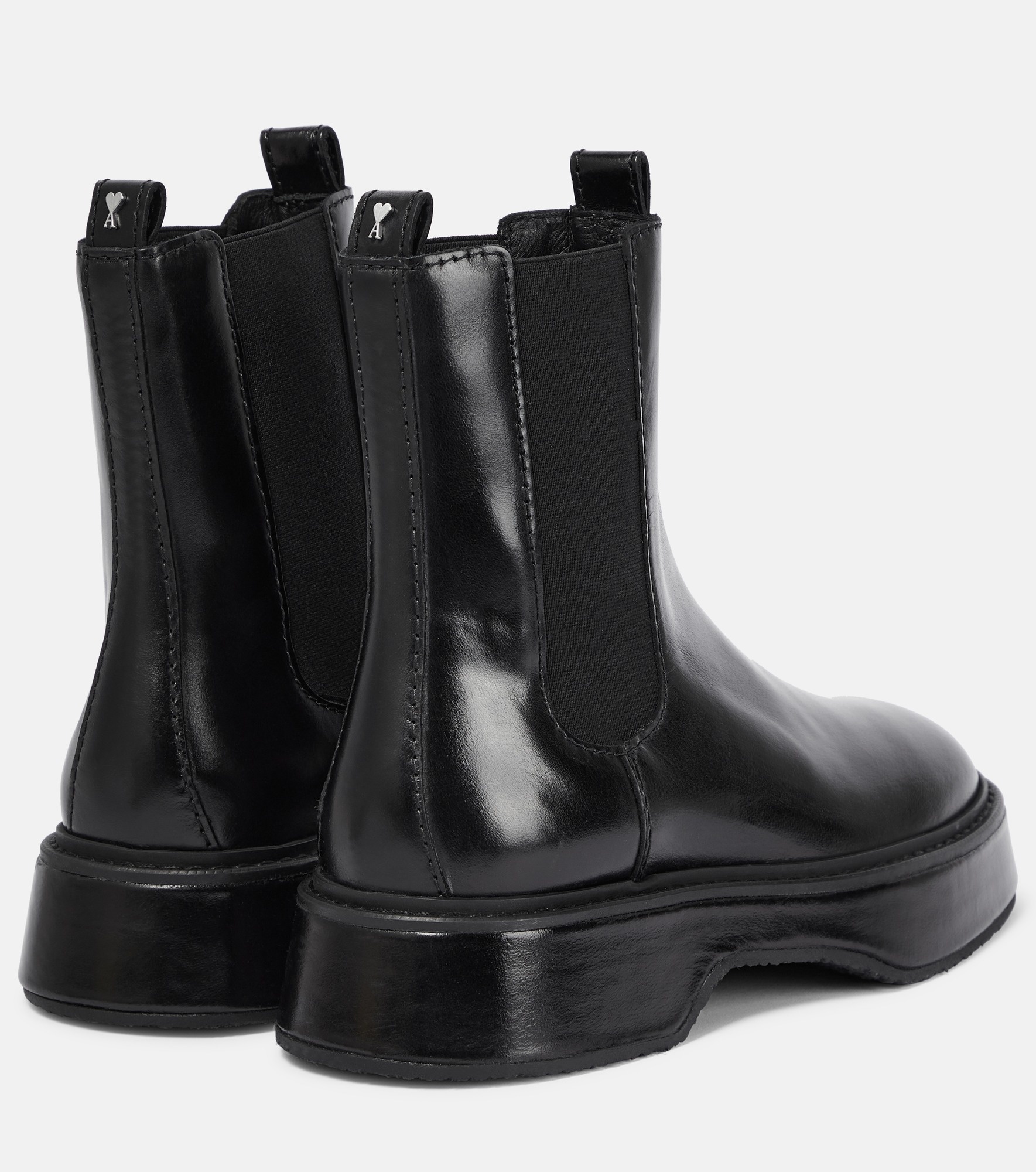 Leather Chelsea boots - 3