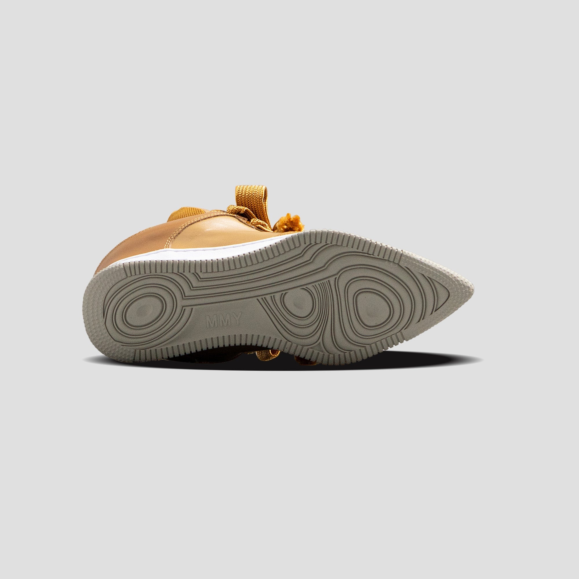 ROSY DAD OG SOLE MID-TOP PUFFER LEATHER SOLE SNEAKERS - 4