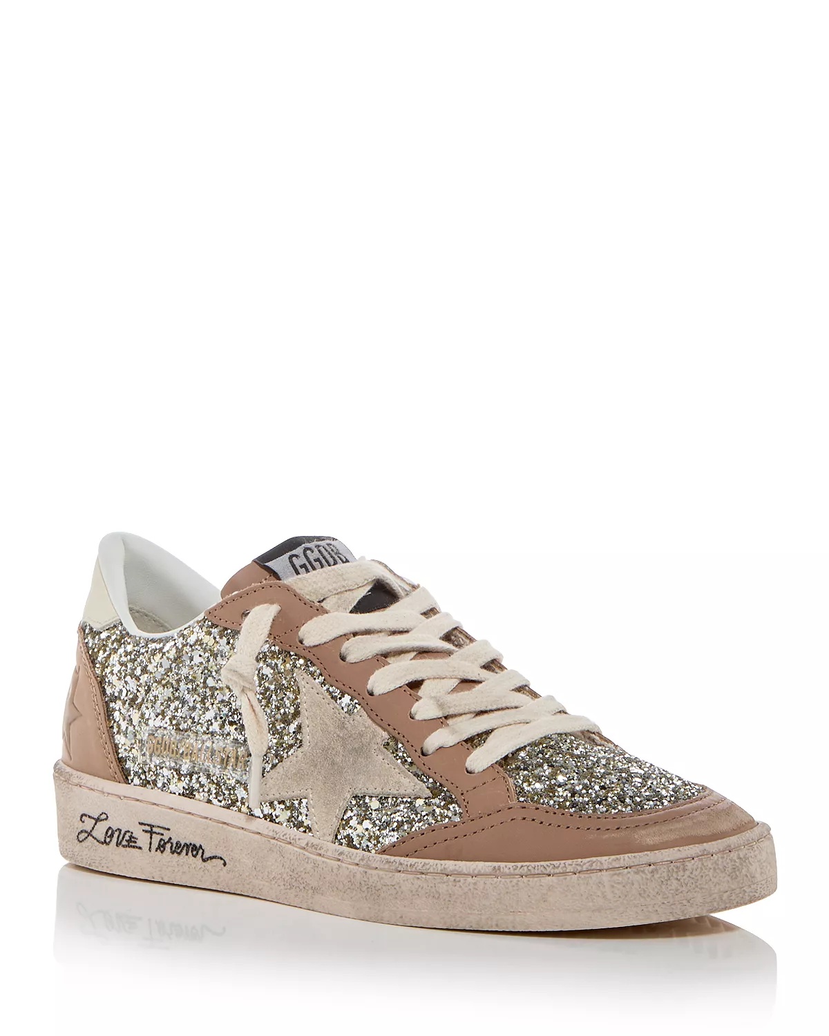 Unisex Ball Star Embellished Low Top Sneakers - 1