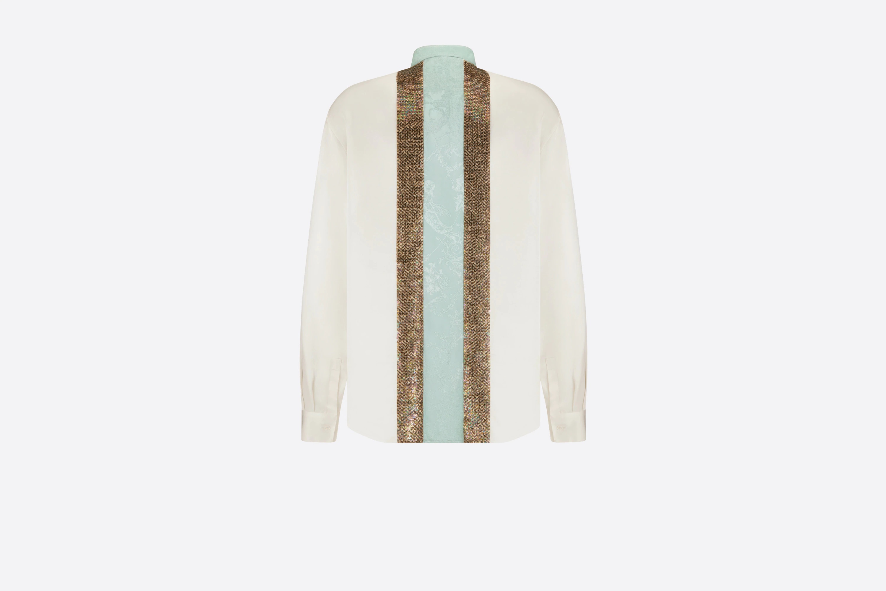 Shirt with Sequined Plastron - 7