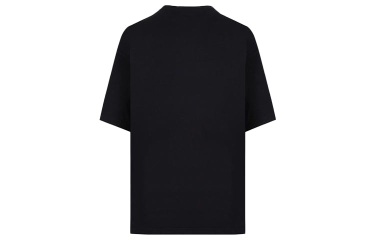 Men's Balenciaga BLogo Printing Short Sleeve Black 612966TJVD61000 - 2