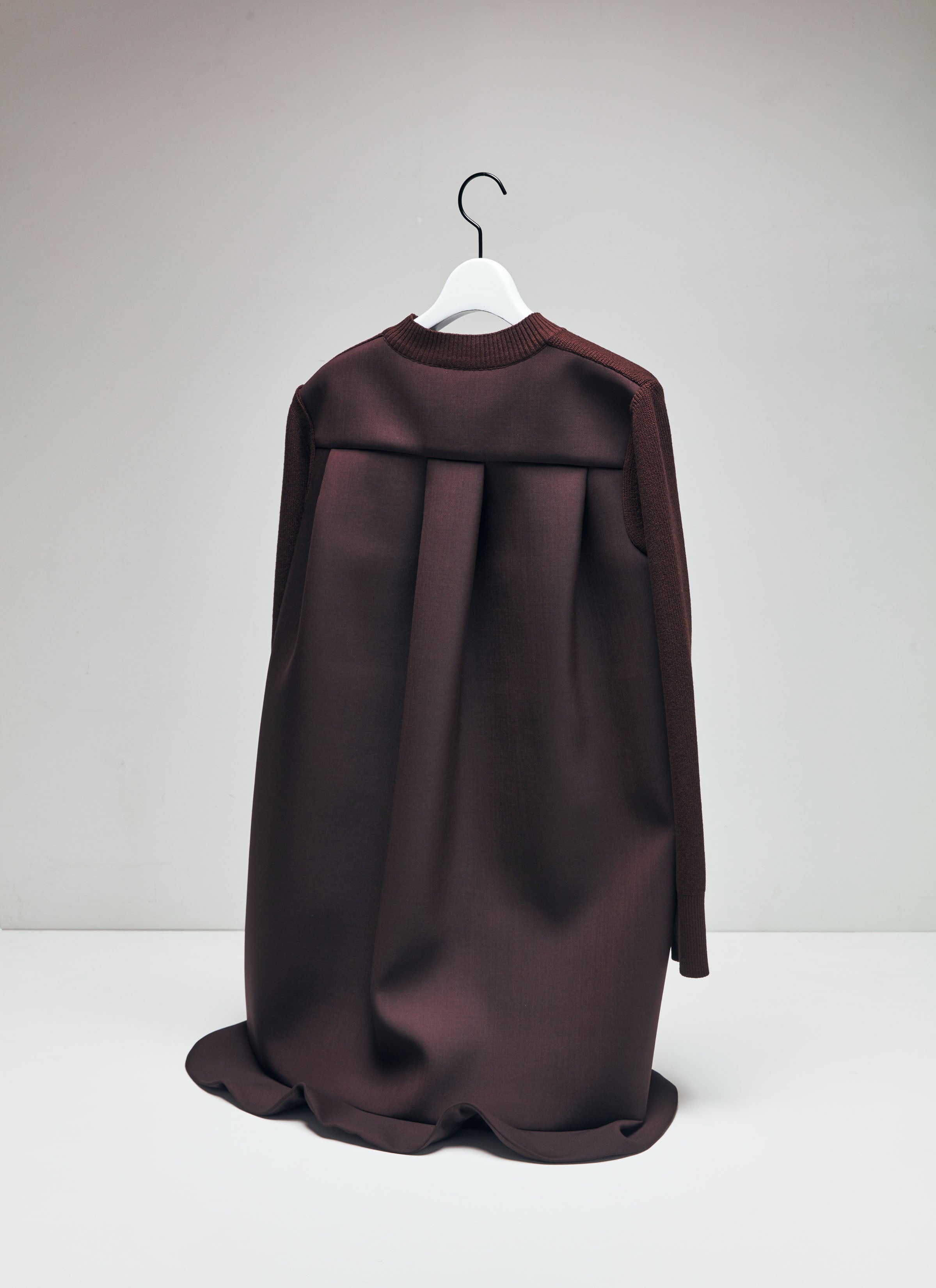 Suiting Mix Knit Dress - 5