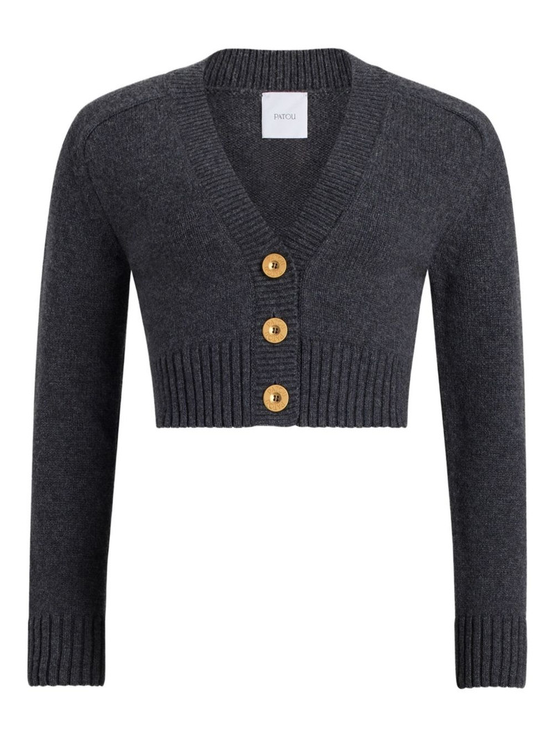 팔꿈치 잡아당기기 단추 cardigan 1