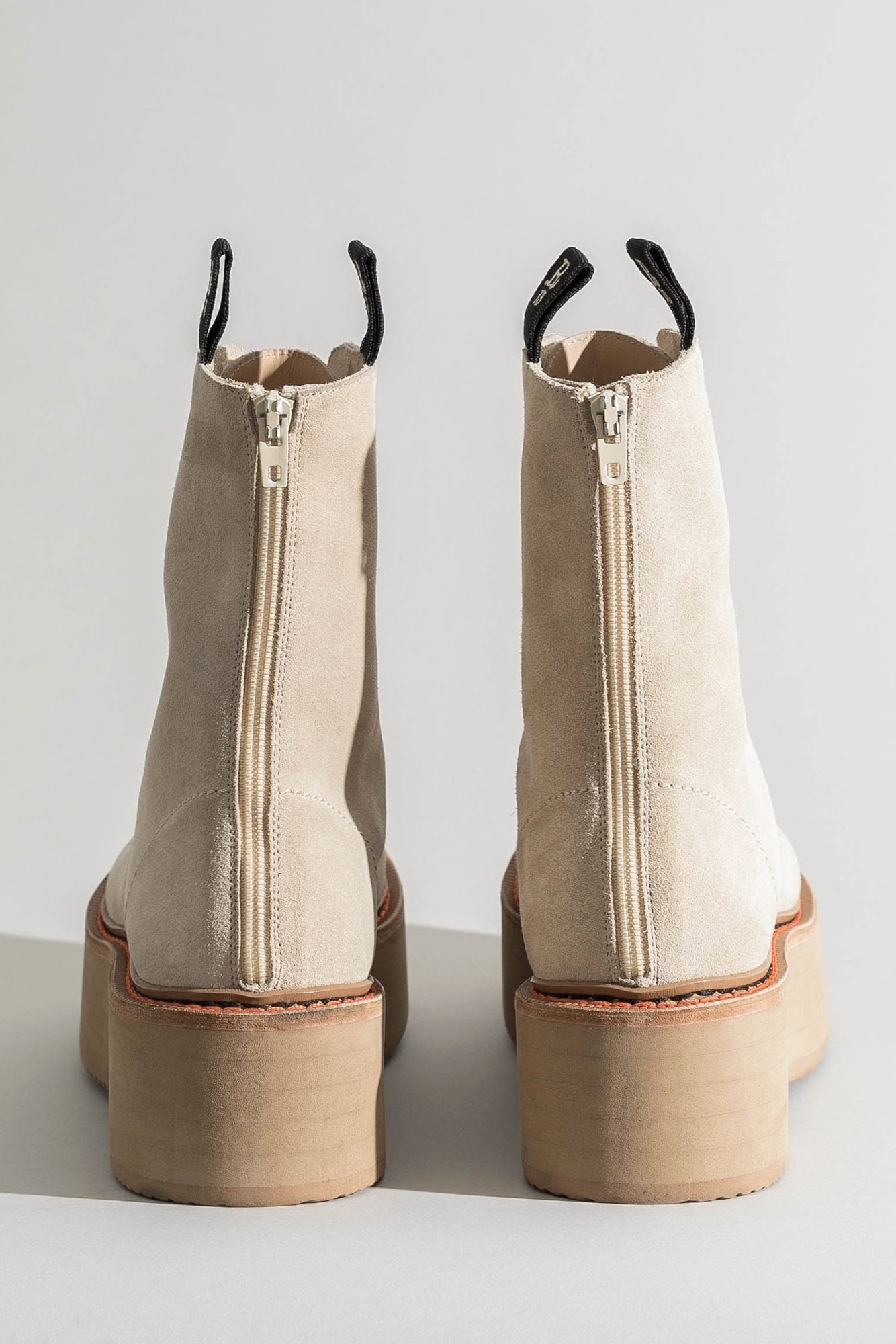DOUBLE STACK BOOT - KHAKI SUEDE - 3