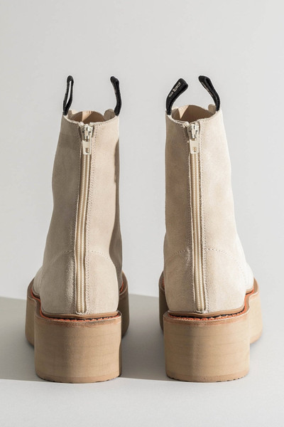 R13 DOUBLE STACK BOOT - KHAKI SUEDE outlook