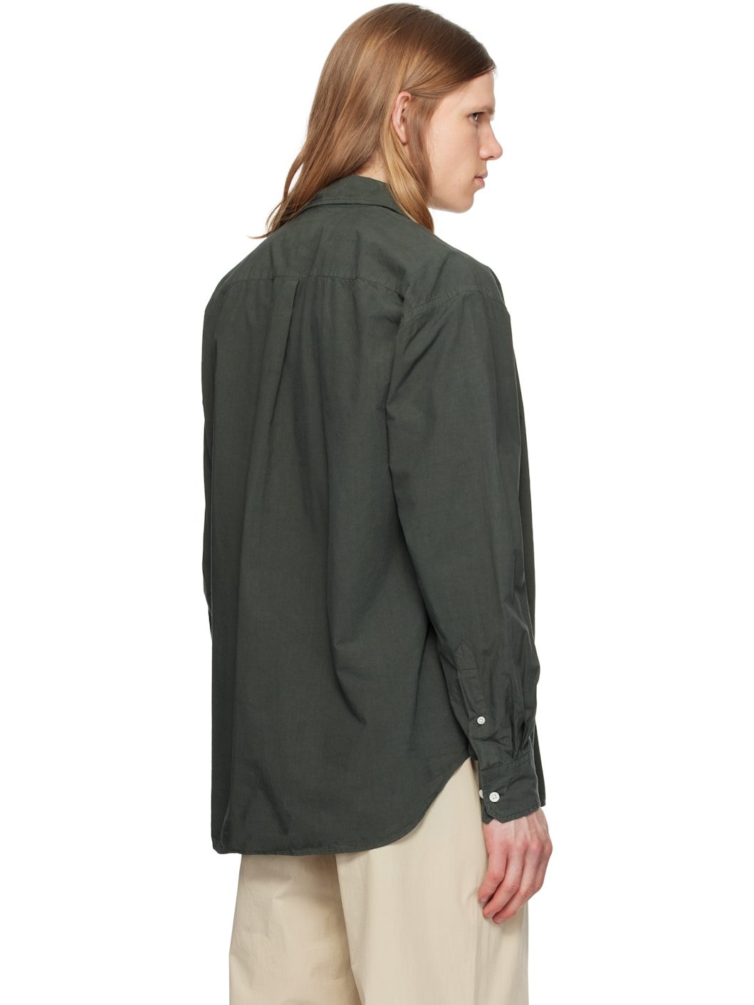 Green Mo Cotton Tencel Shirt - 3