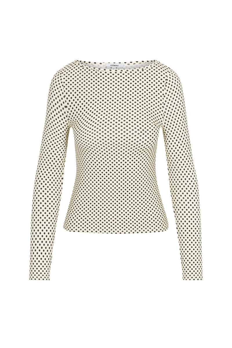 miaou AMELIA TOP - BUTTER POLKA DOT outlook