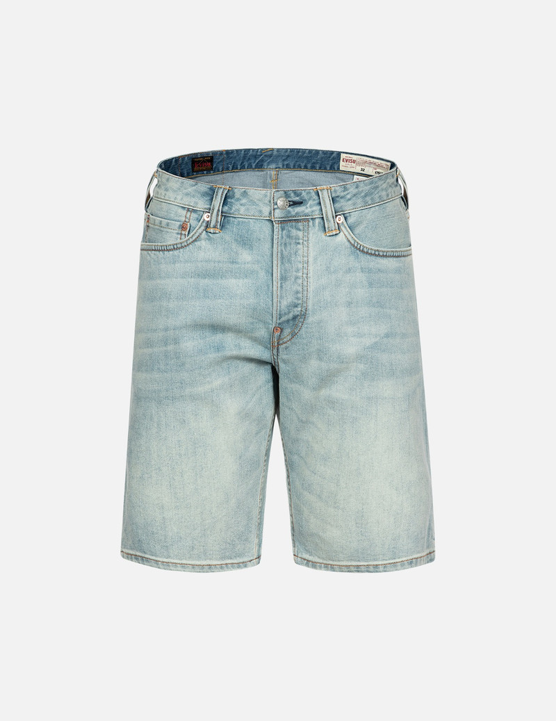 PLAYFUL GODHEAD DAICOCK PRINT REGULAR FIT DENIM SHORTS 1