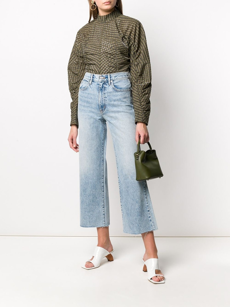 SLVRLAKE mid rise cropped jeans outlook