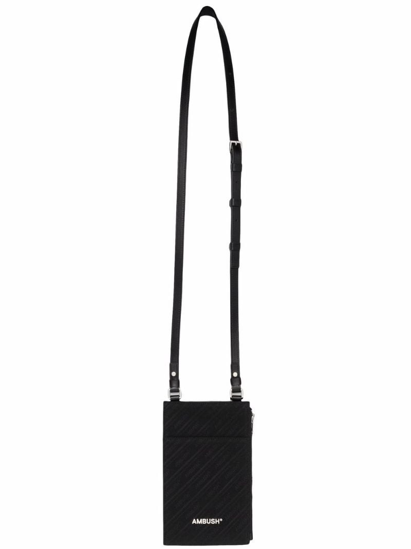logo-print mini bag - 1