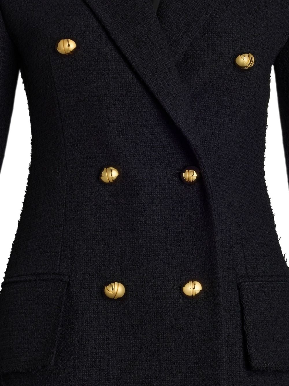 virgin-wool double-breasted coat - 2