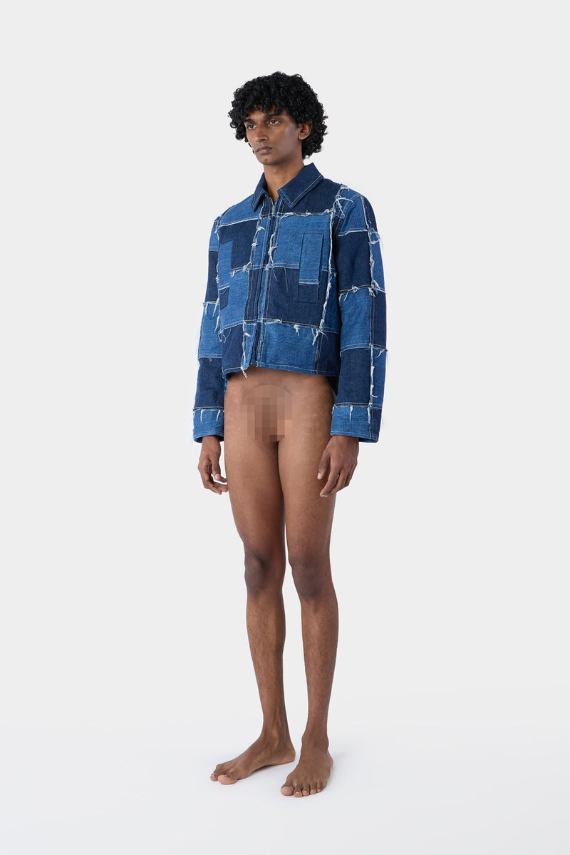 PATCHWORK BOMBER / denim 5