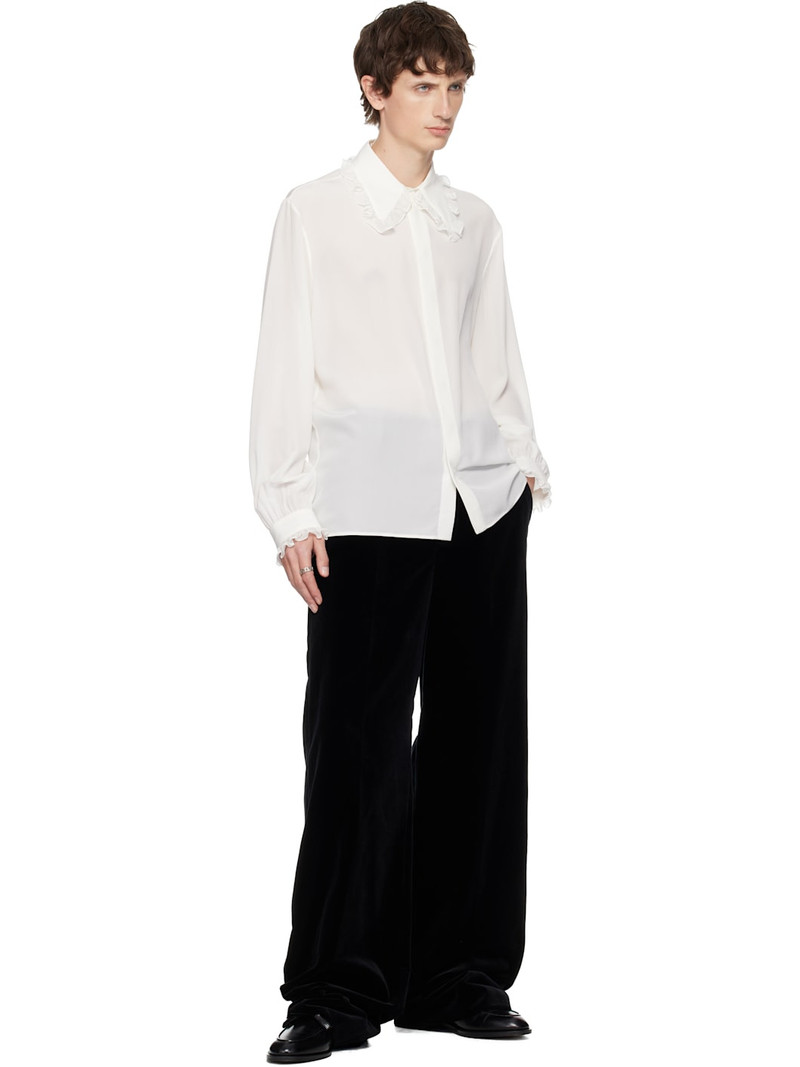 Valentino Black Velvet Trousers outlook