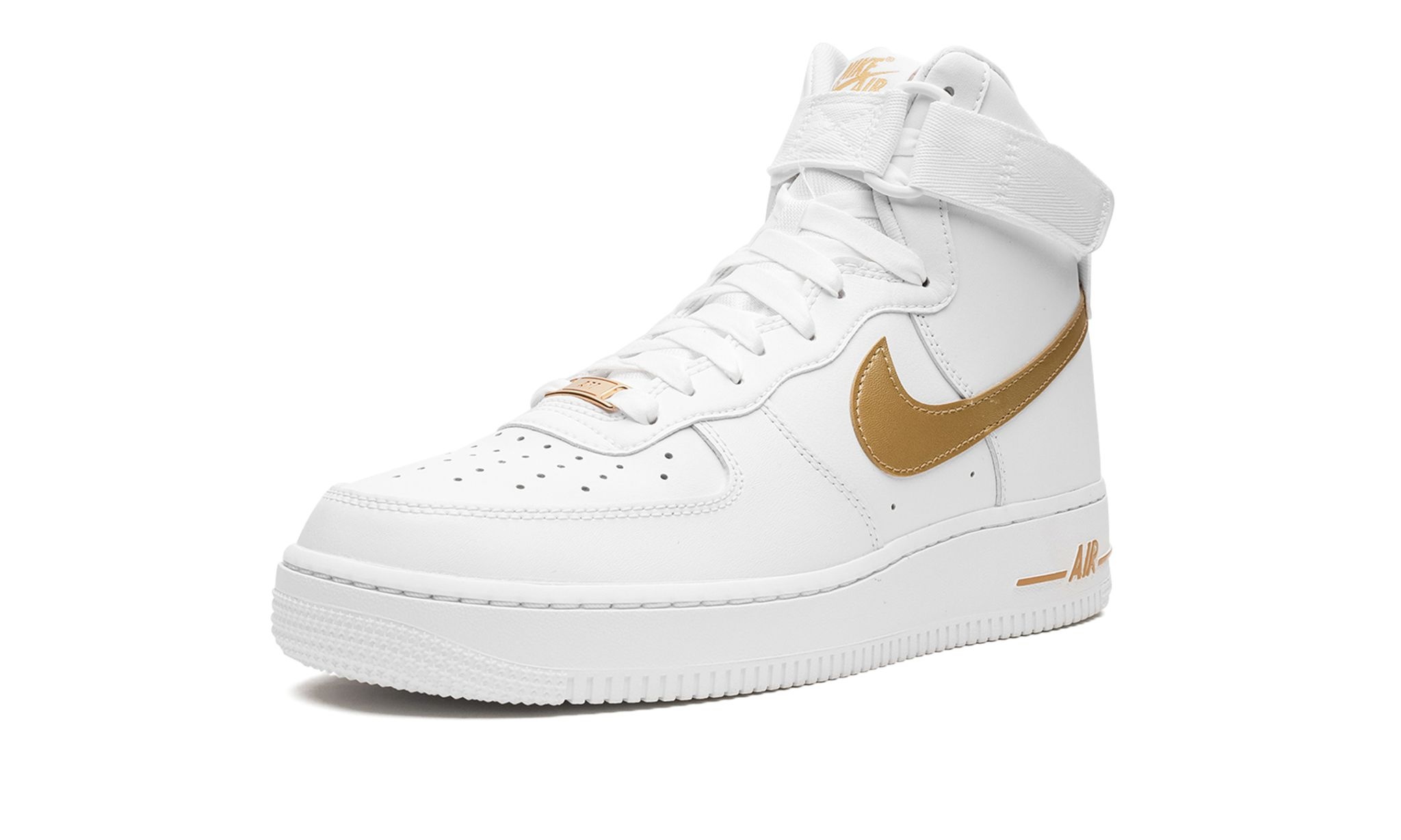 AIR FORCE 1 WMNS "White / Metallic Gold" - 4