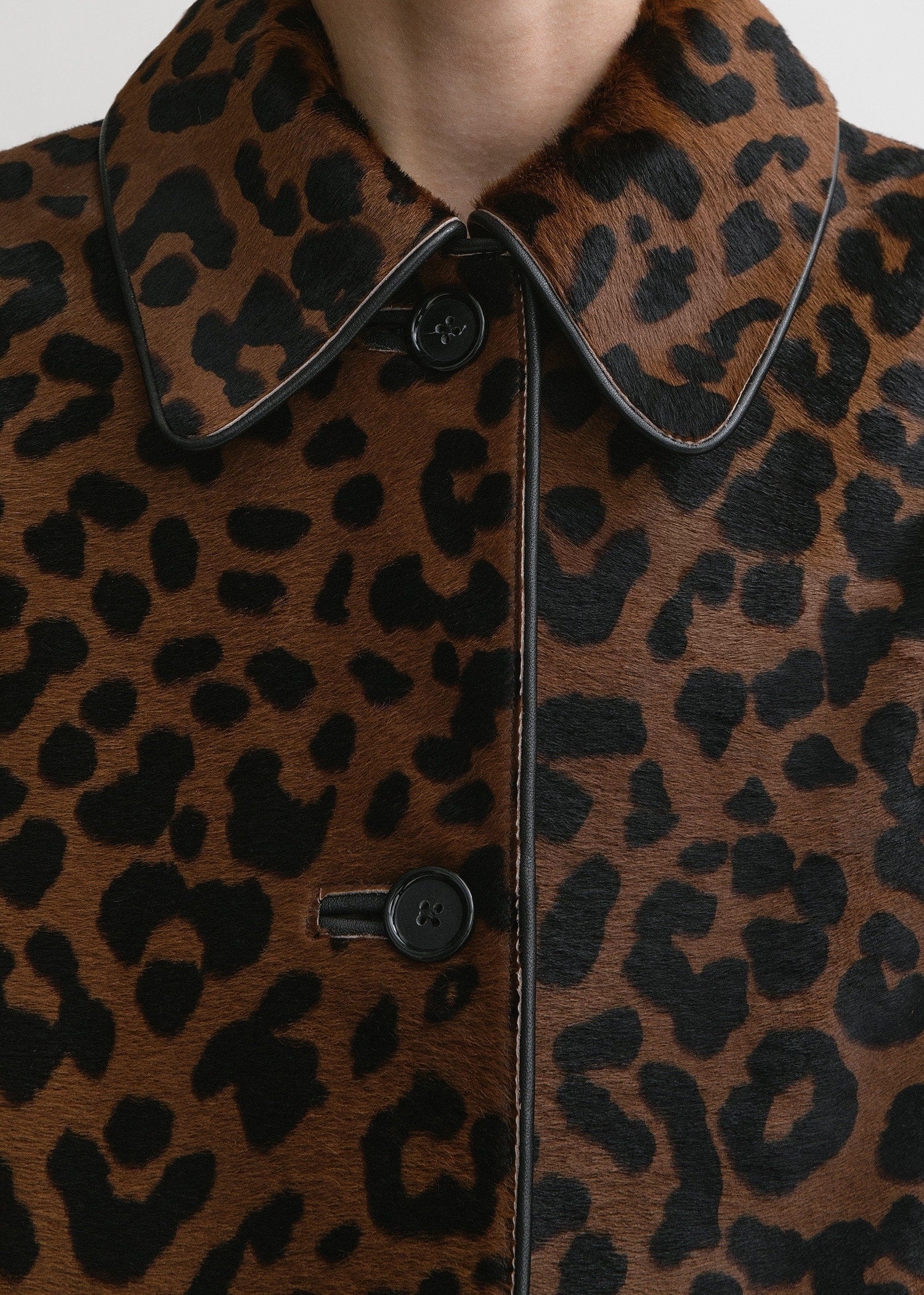 Pony hair coat leopard - 5