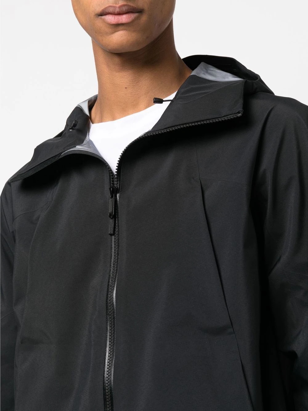 hooded zipped-up jacket - 5