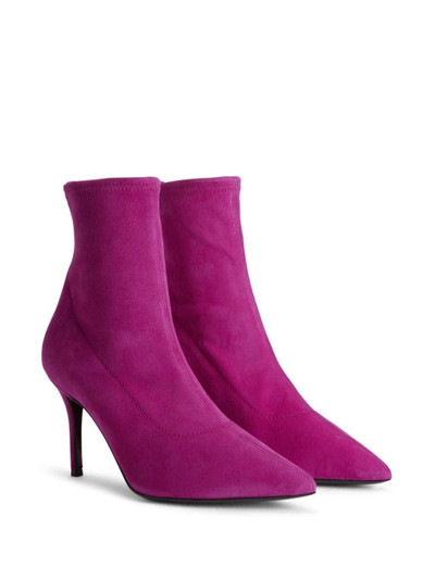 Giuseppe Zanotti Mirea 90mm suede ankle boots outlook