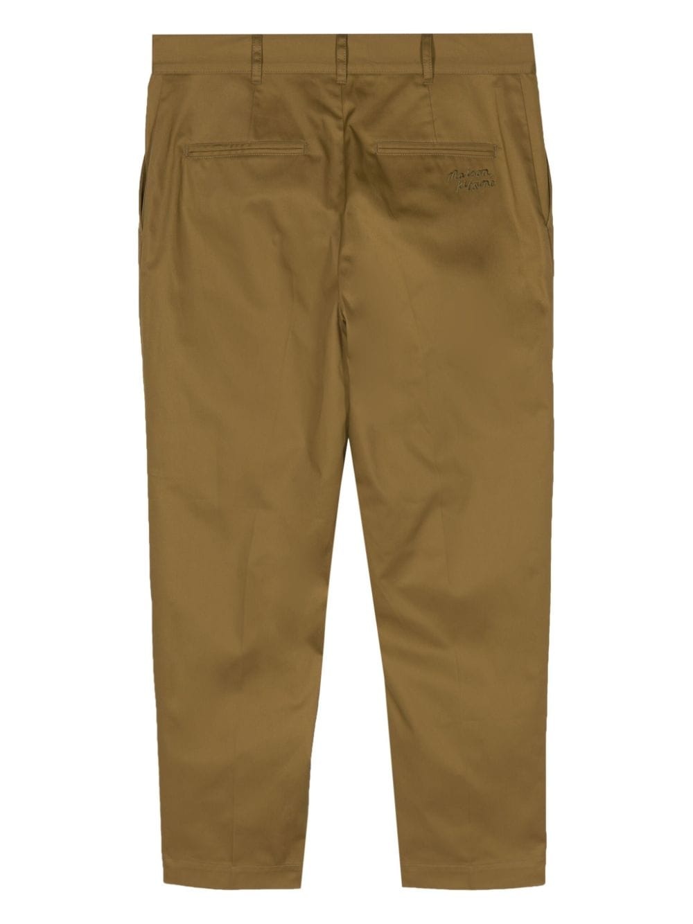 straight-leg gabardine chinos - 2