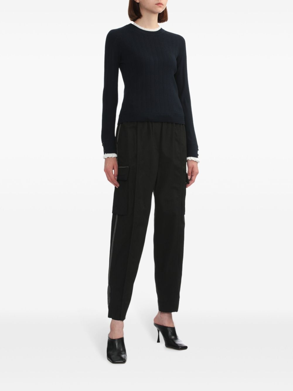 Fluid ribbed sweater - 2