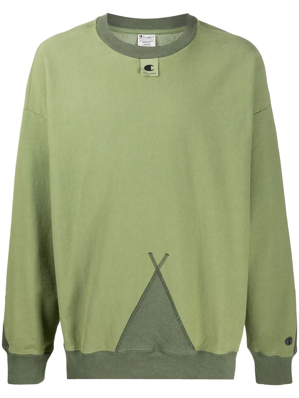 x Champion crew-neck sweatshirt - 1