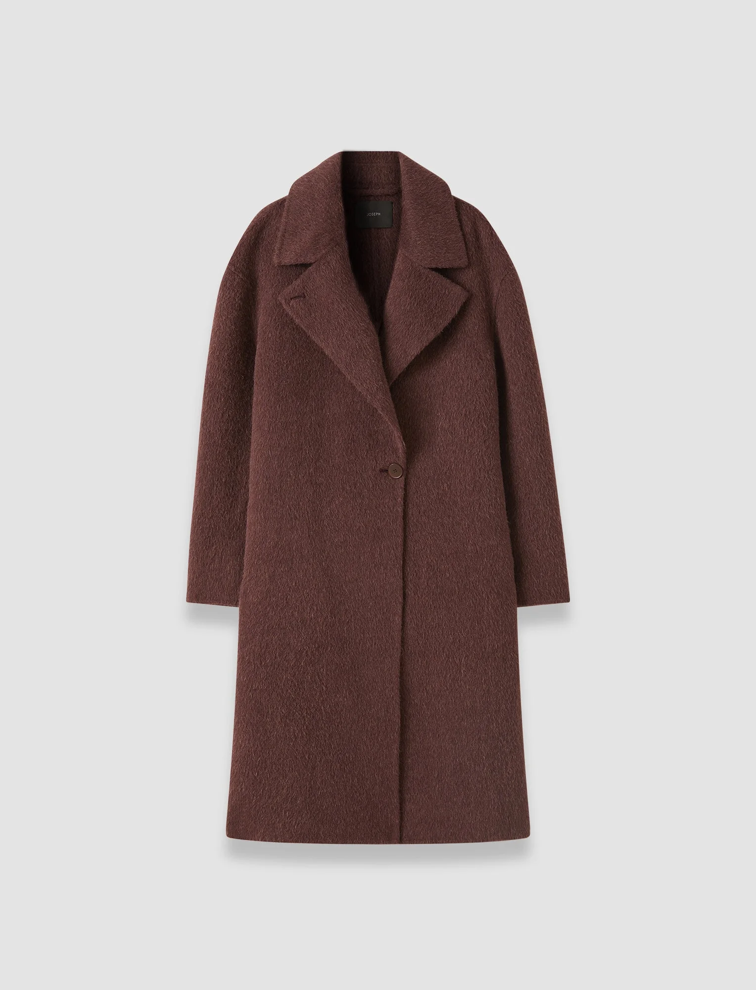 Yves Brushed Double Face Alpaca Coat - 1