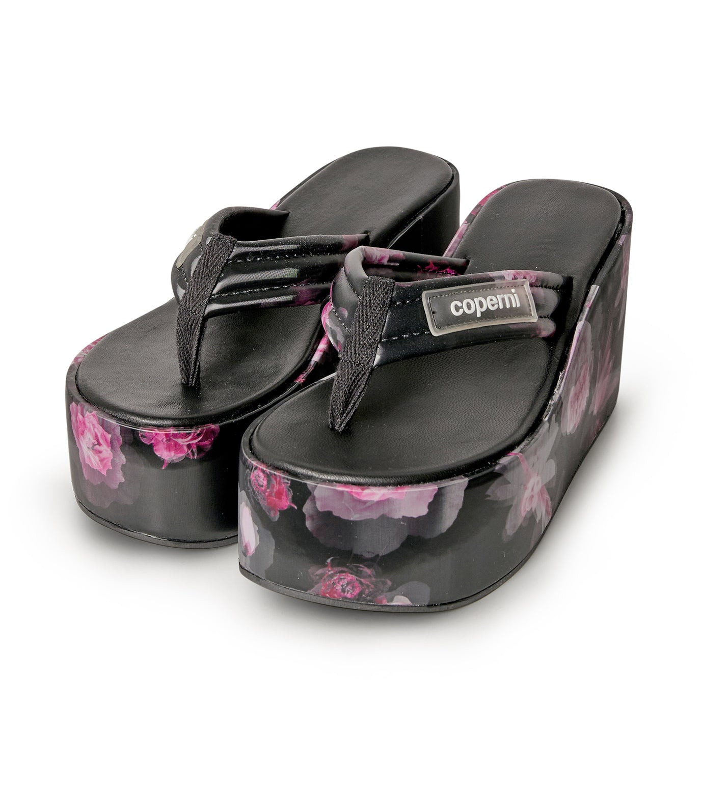 Holographic Branded Wedge Sandal - 2