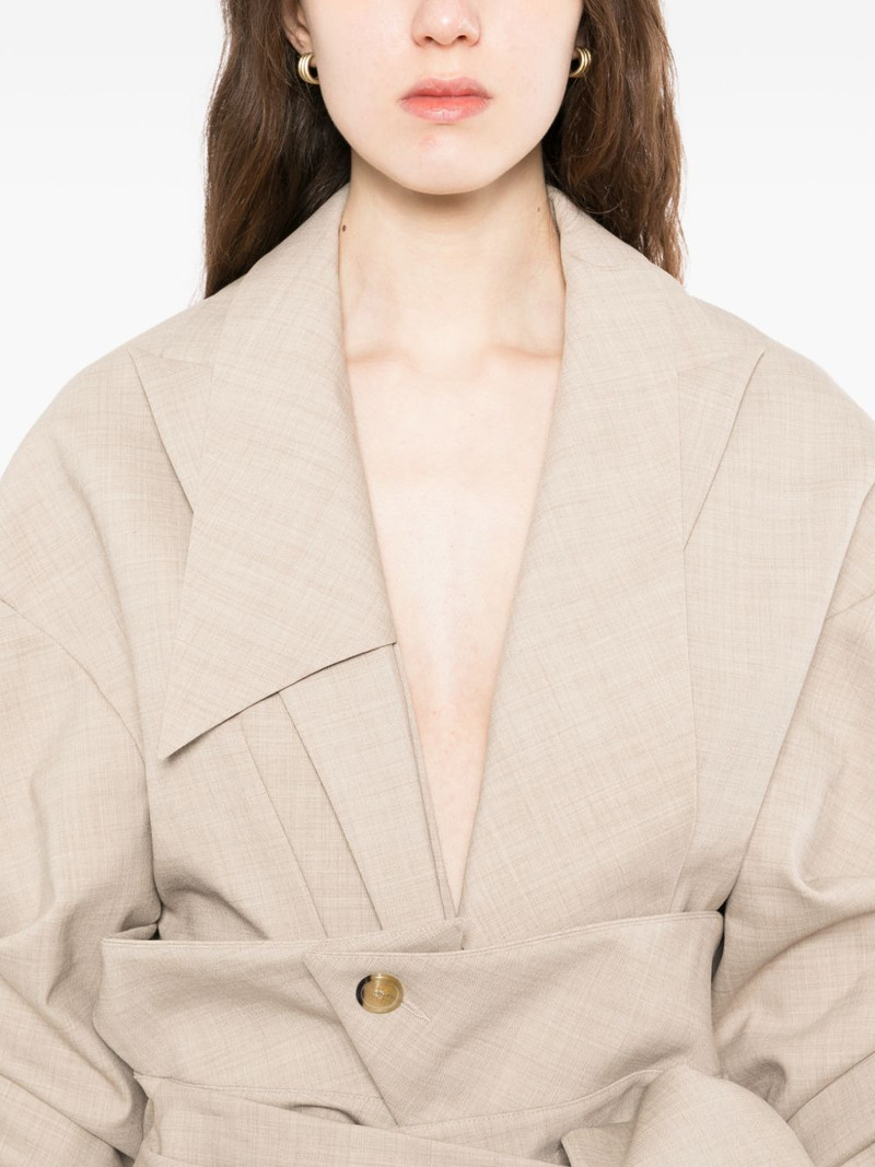 shirt-collar tailored bodysuit 5