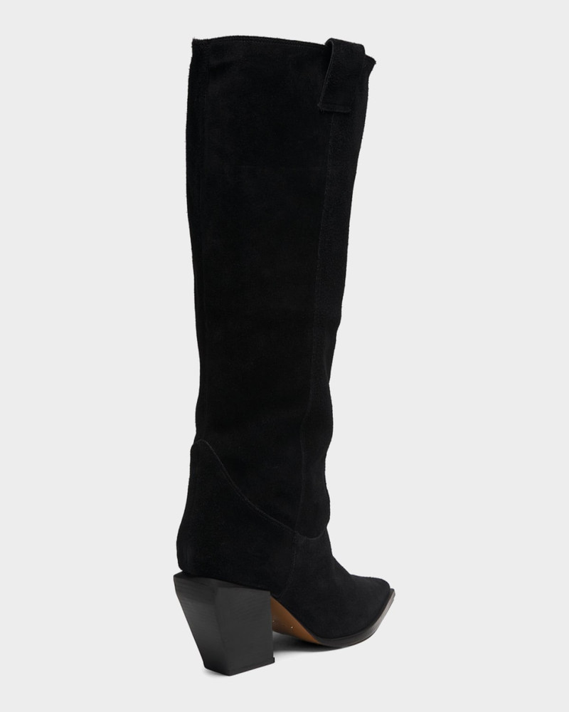 SCHUTZ 85mm Maine Up Suede Knee-High Boots outlook