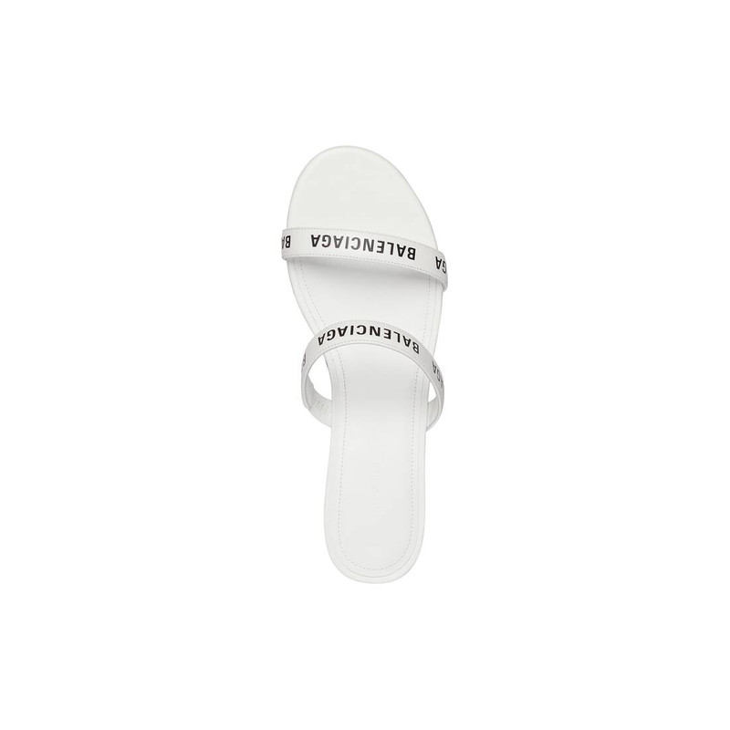 Women's Round 40mm Sandal  in White 6