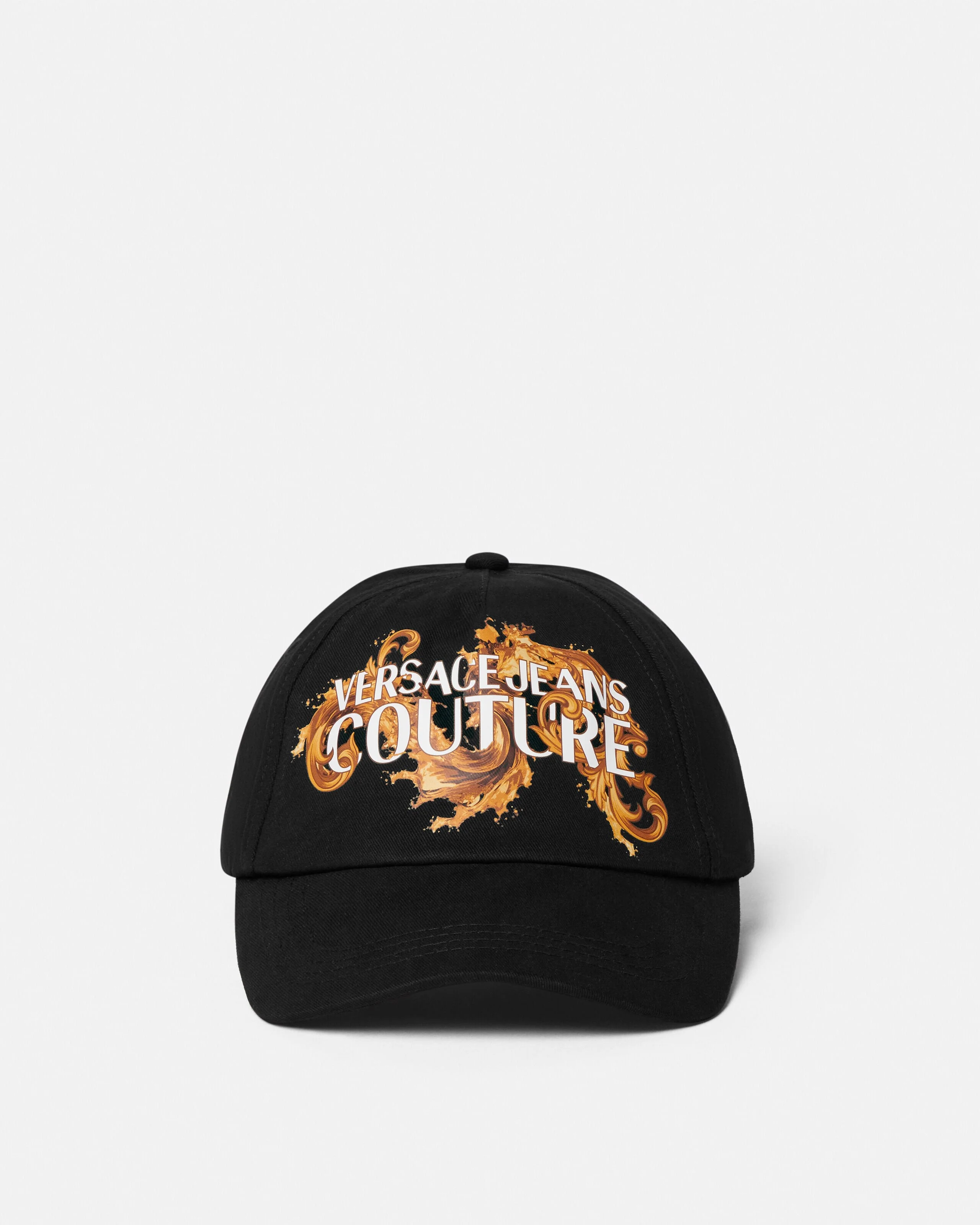 Printed Canvas Baseball Cap - 1