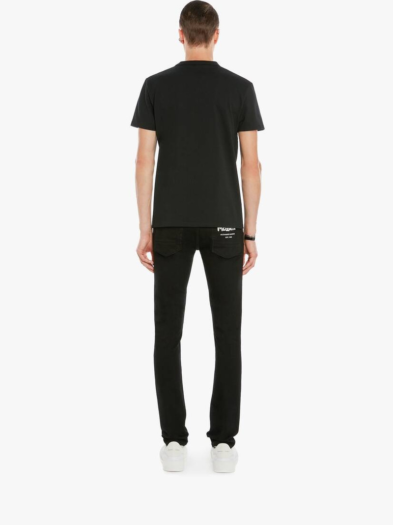 Skull Camouflage T-shirt in Black 4