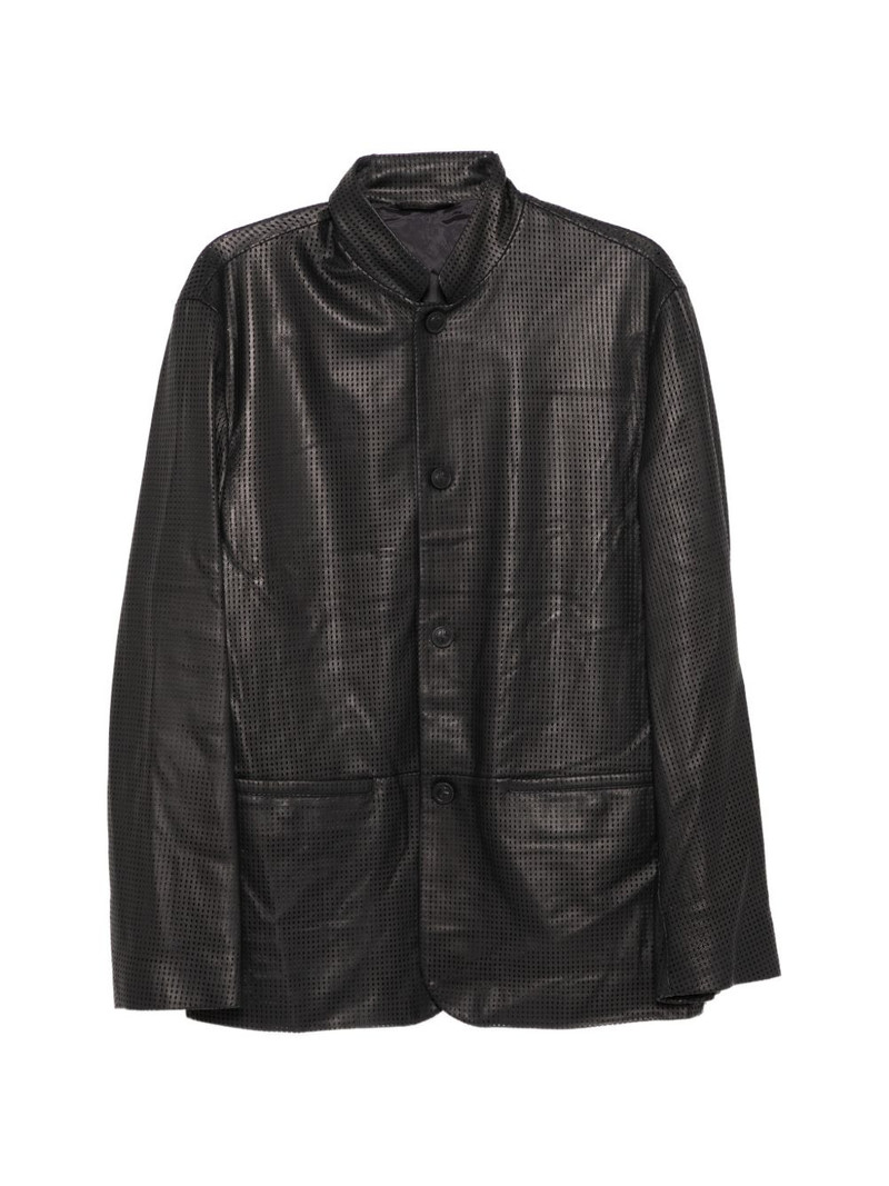 perforated leather jacket 1
